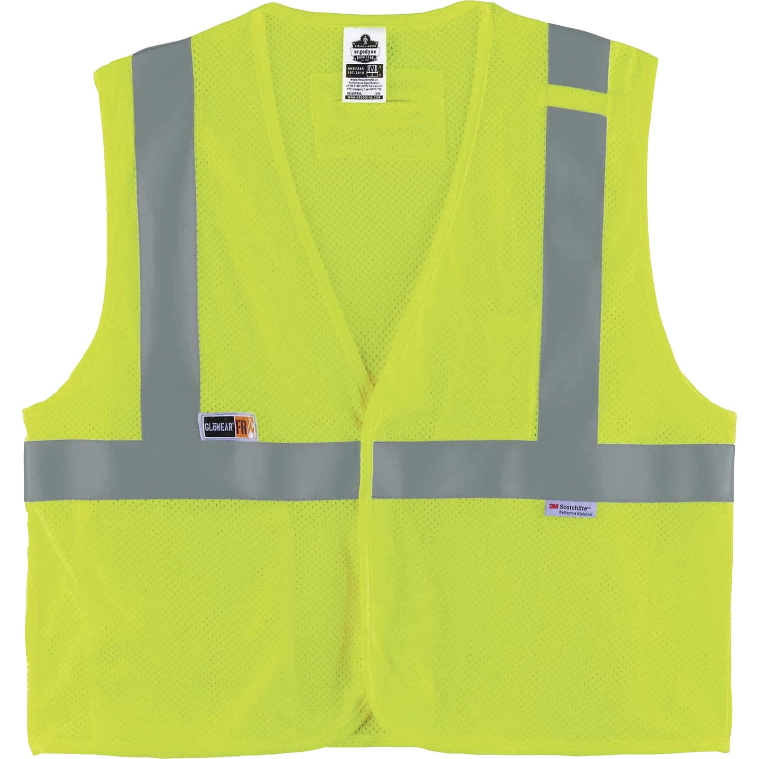 Vest, FR Modacrylic, S/M, Lime