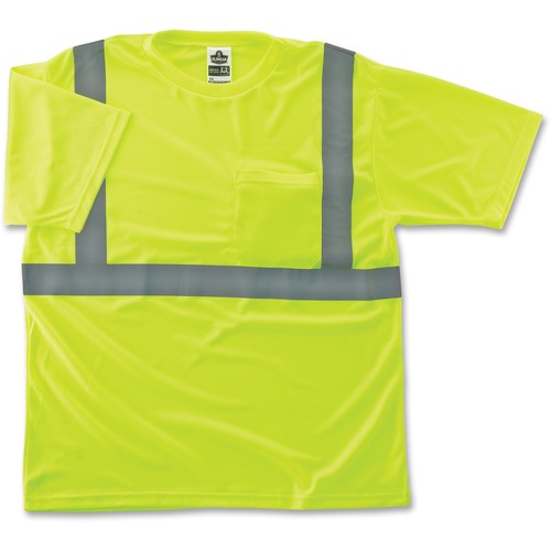 T-Shirt, Class-2, L, Lime