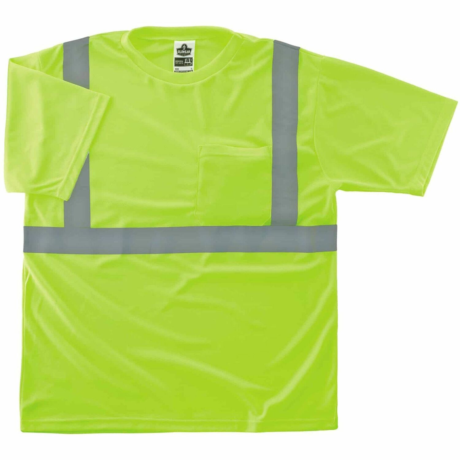 Shirt, Work, Recycled, Lime, 2X