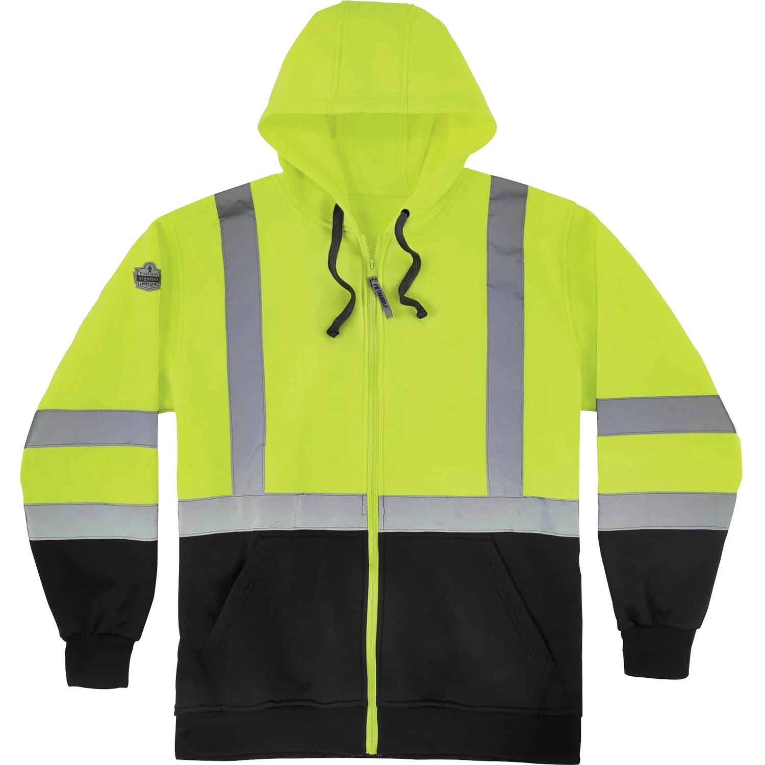 Sweatshirt, Hooded, Lime