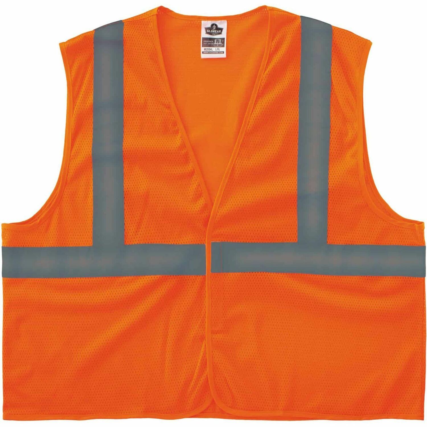 Vest, Safety, Eco, Orange, L/XL