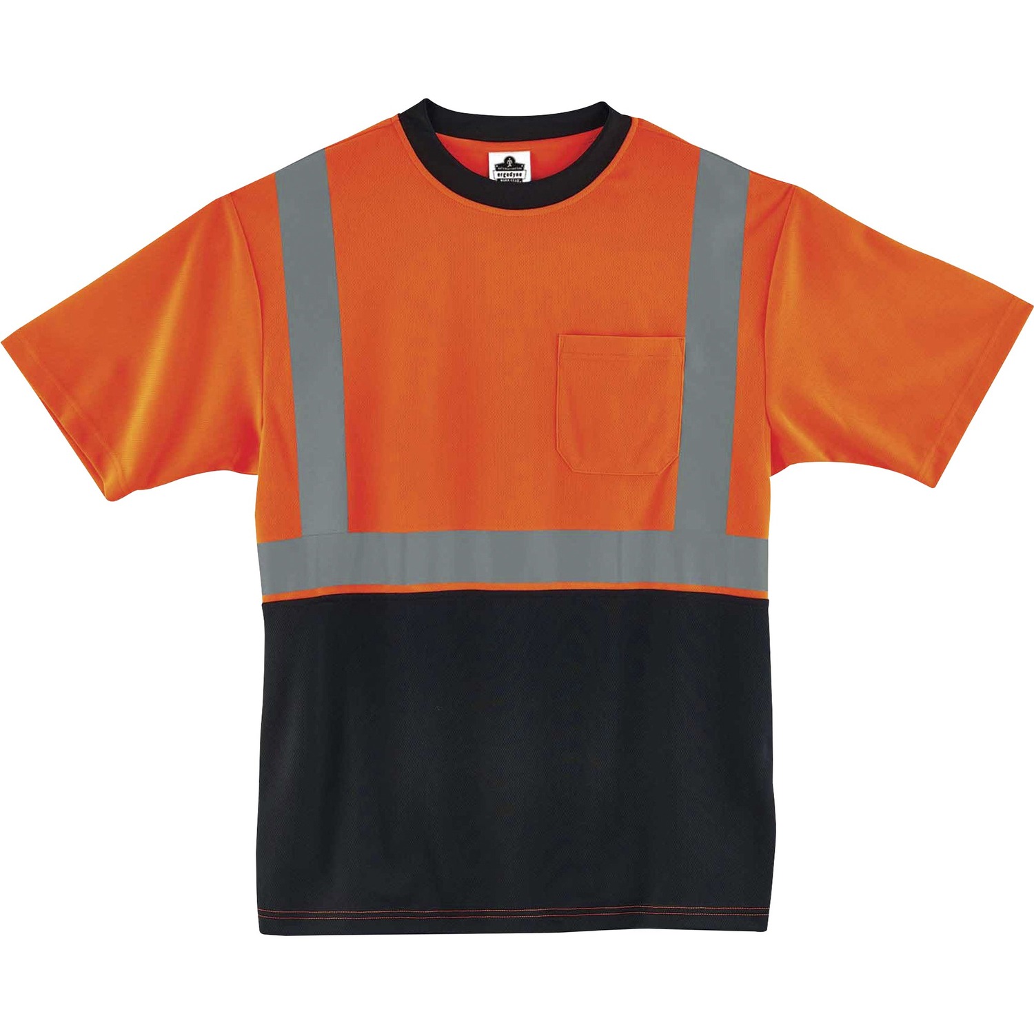 T-Shirt, Black Front, 4X, Orange