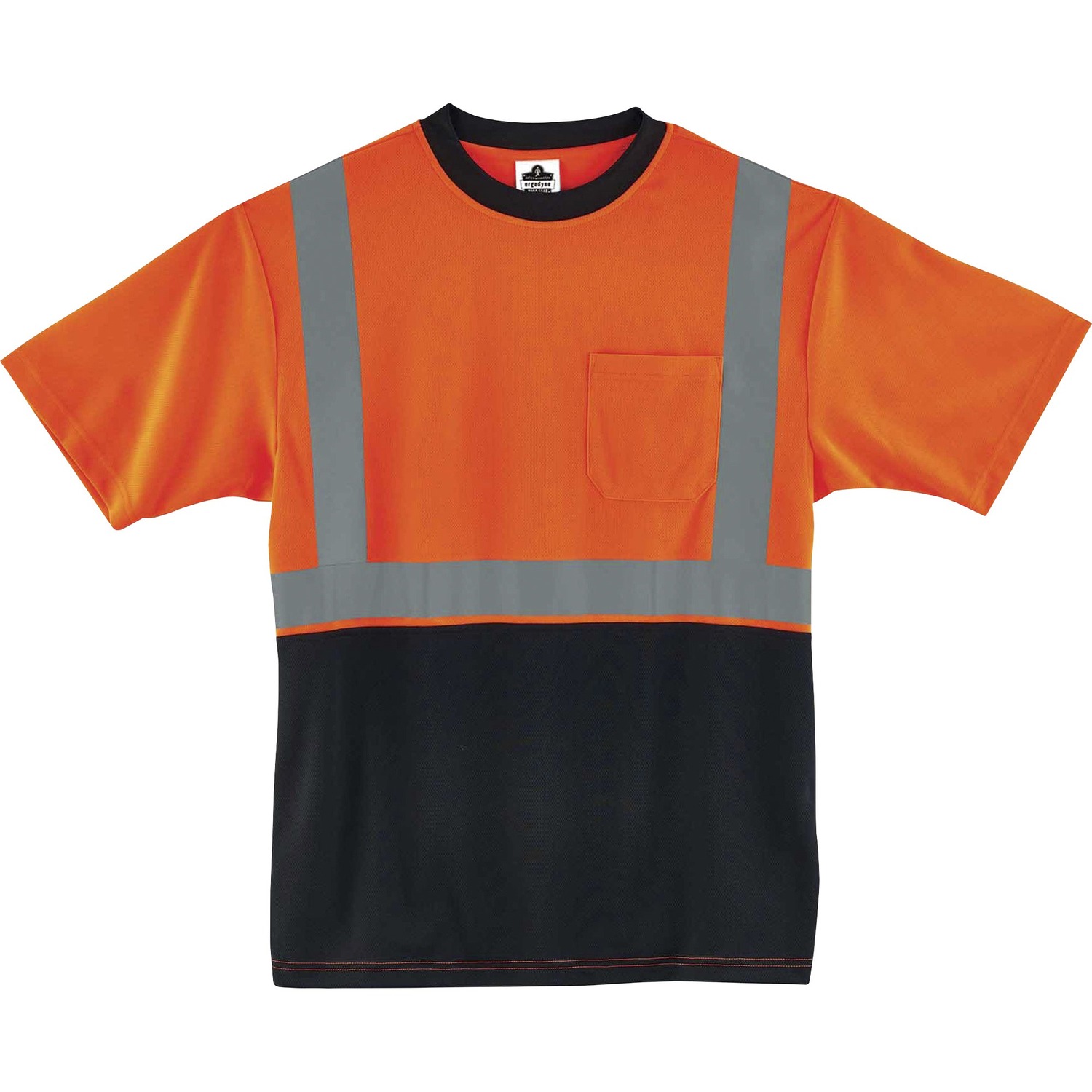T-Shirt, Black Front, 5X, Orange