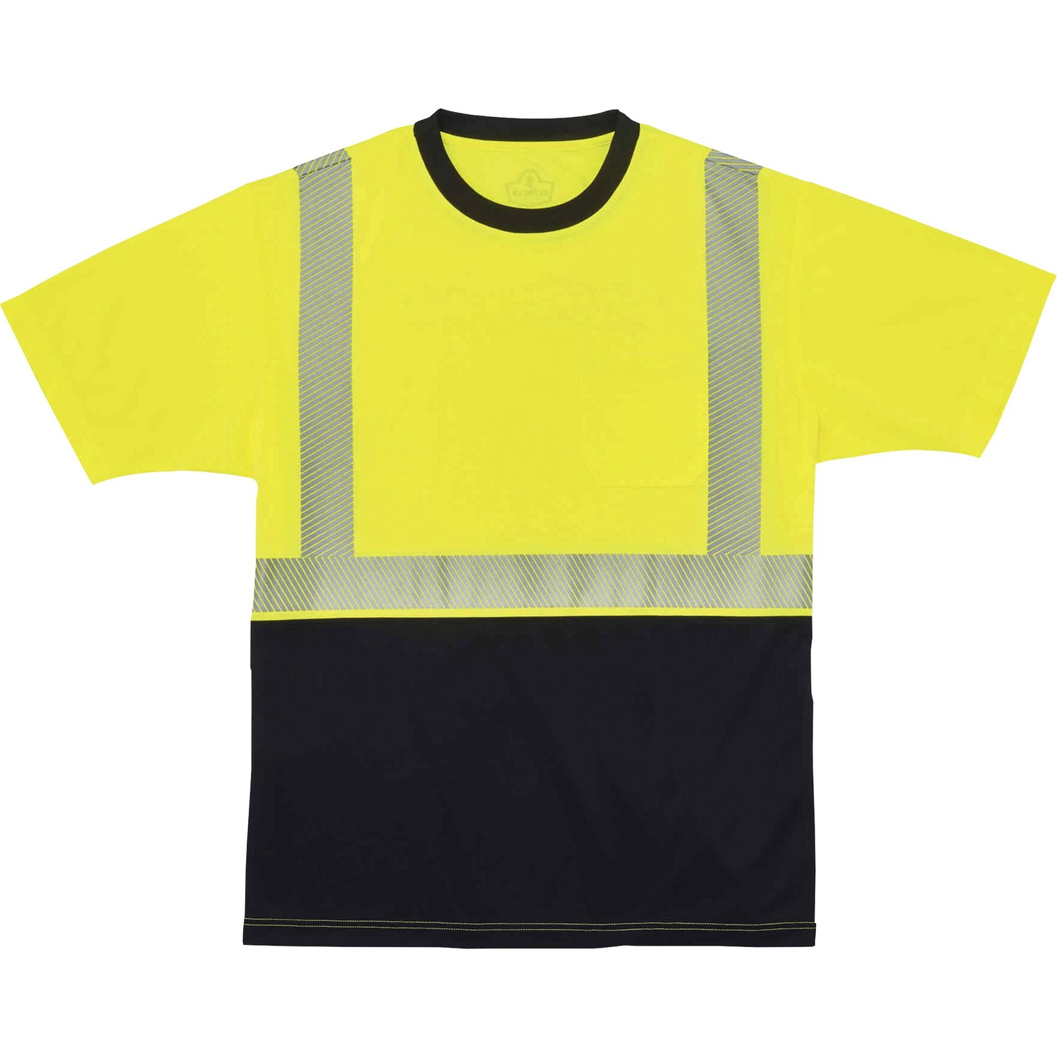 T-Shirt, Black Front, 4X, Lime