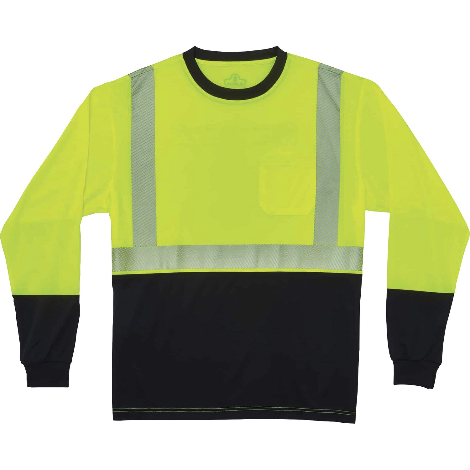 T-Shirt, Long Sleeve, Xl, Lime