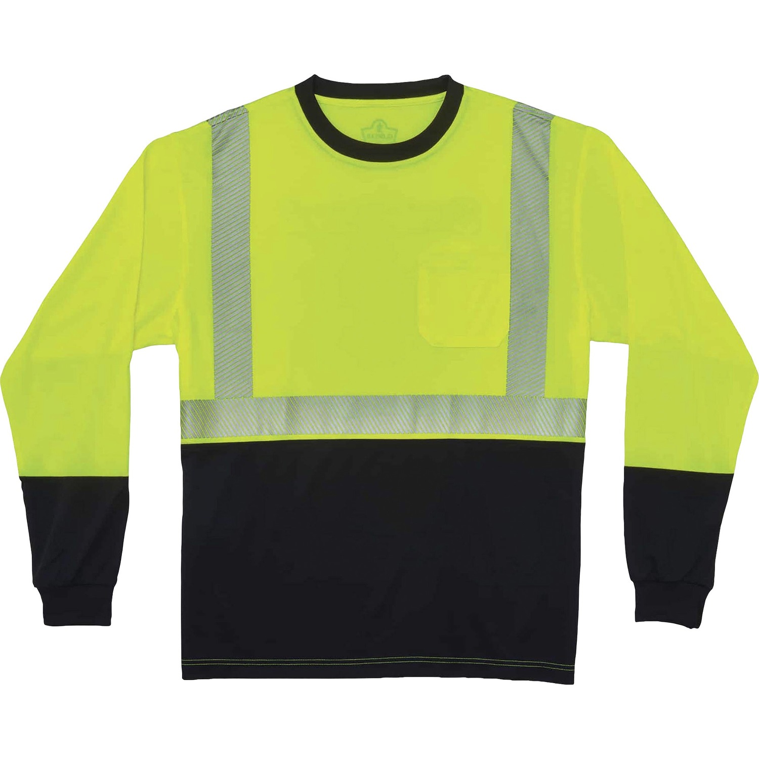 T-Shirt, Long Sleeve, 3X, Lime