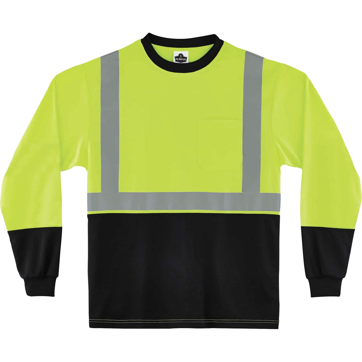 T-Shirt, Long Sleeve, 4X, Lime