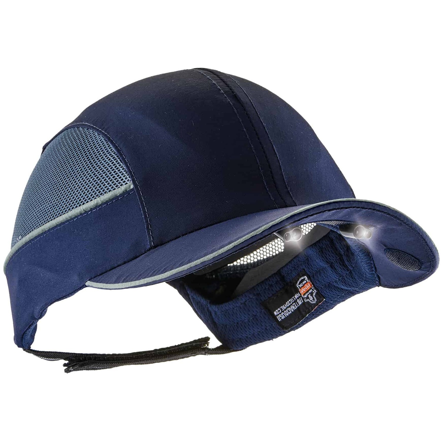 Bump Cap With LED, Long, Navy