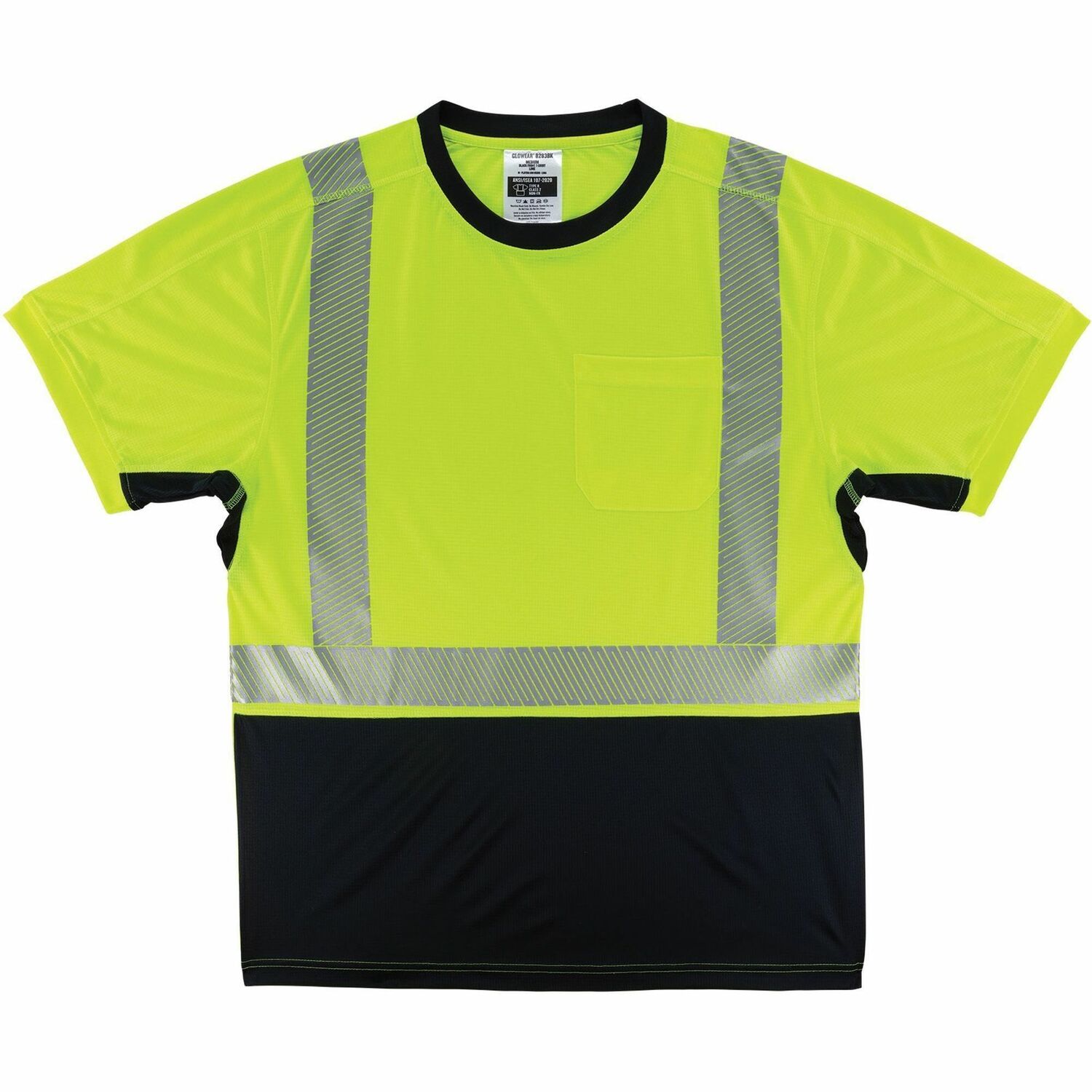 Shirt, Work, Hi-Vis, Lime, 5X