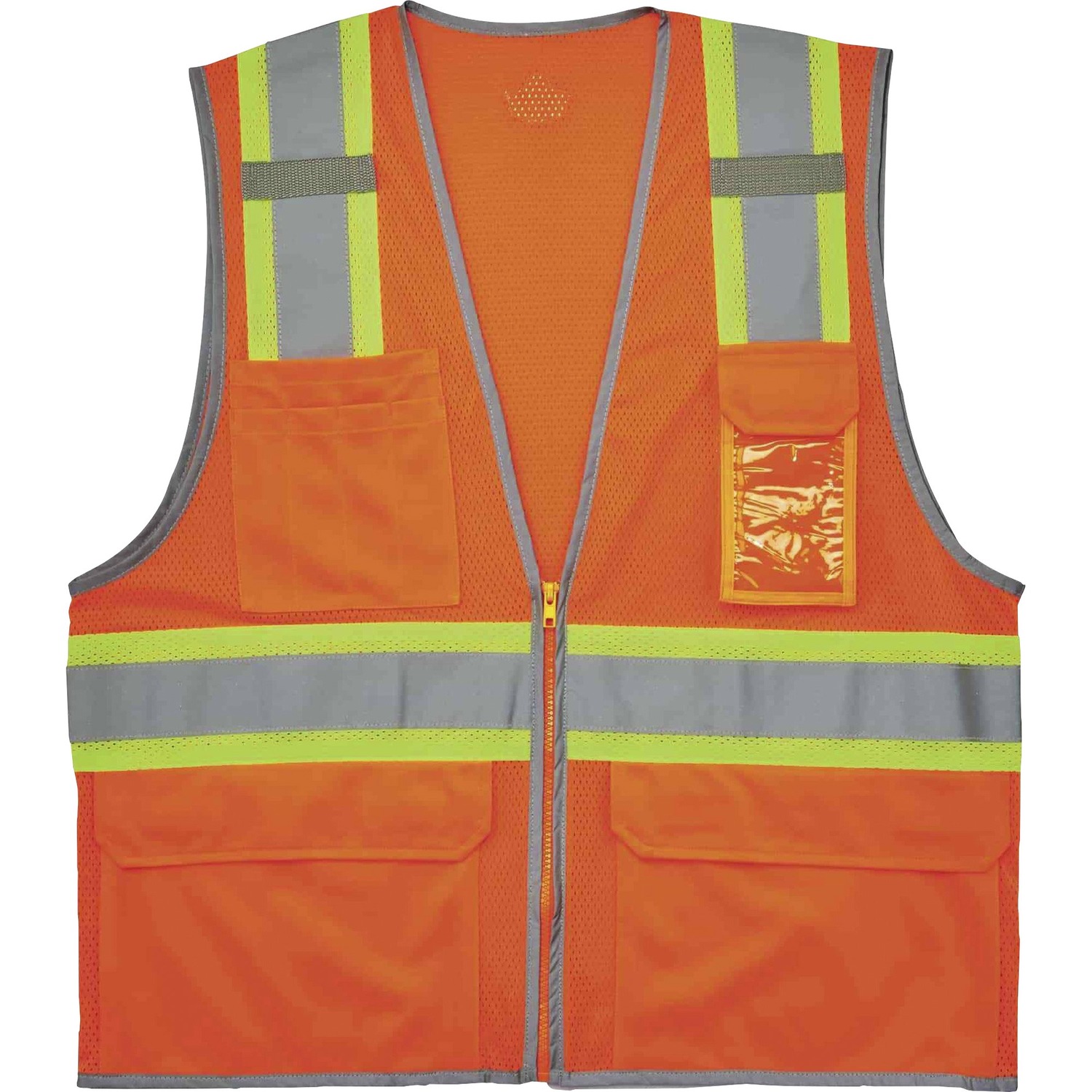 Vest, 2-Tone, Mesh, L/XL, Orange