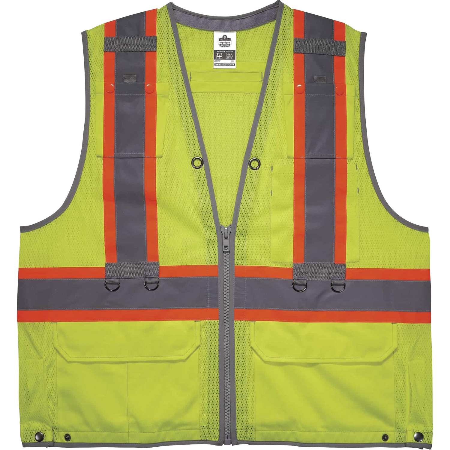 Tethering Vest, 2X/3X, Lime