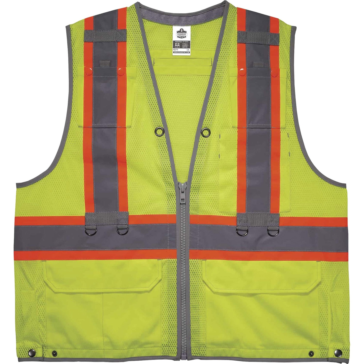 Tethering Vest, 4X/5X, Lime