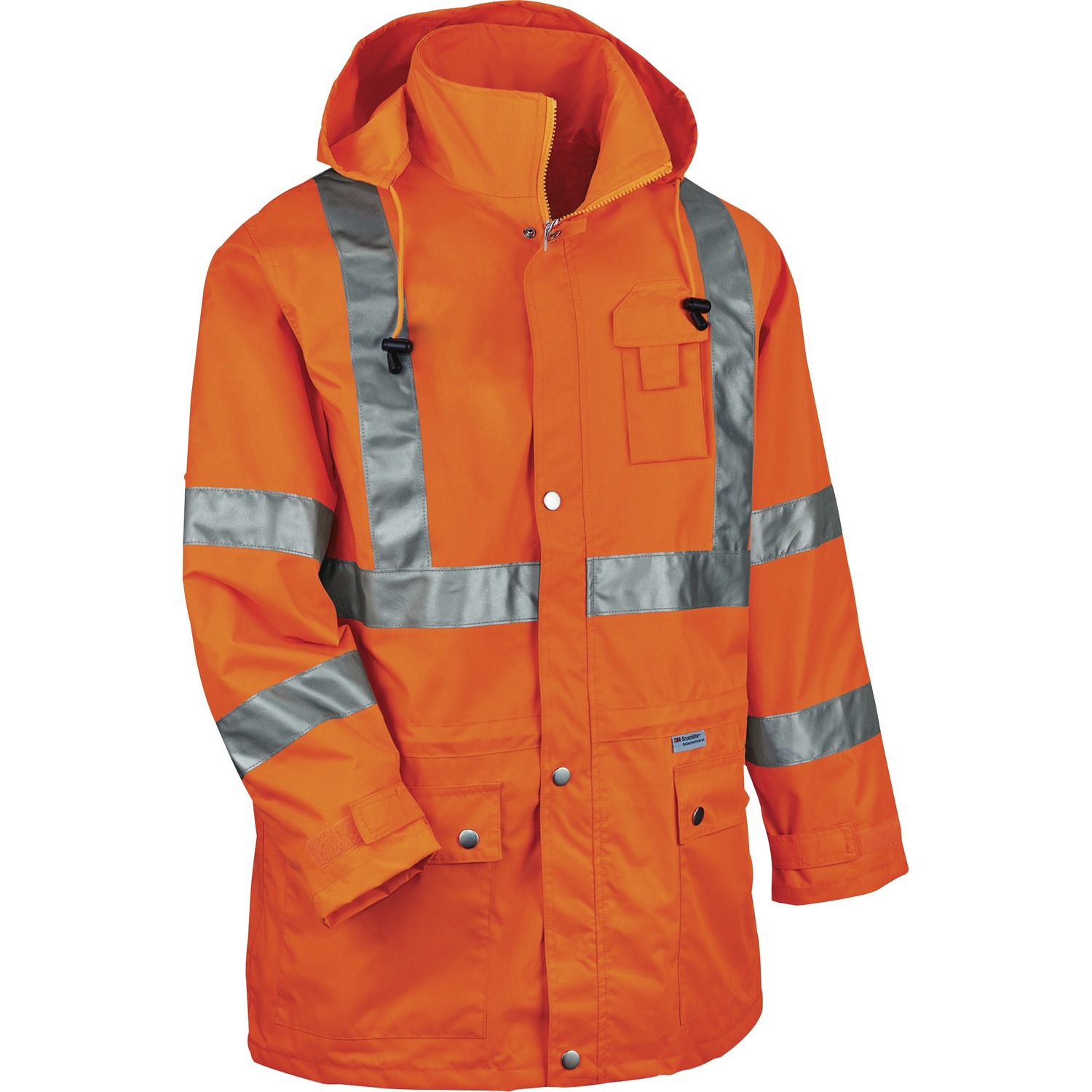 Rain Jacket, M, Orange