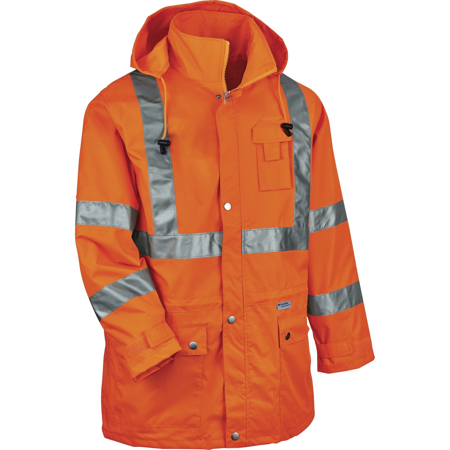 Rain Jacket, 4X, Orange