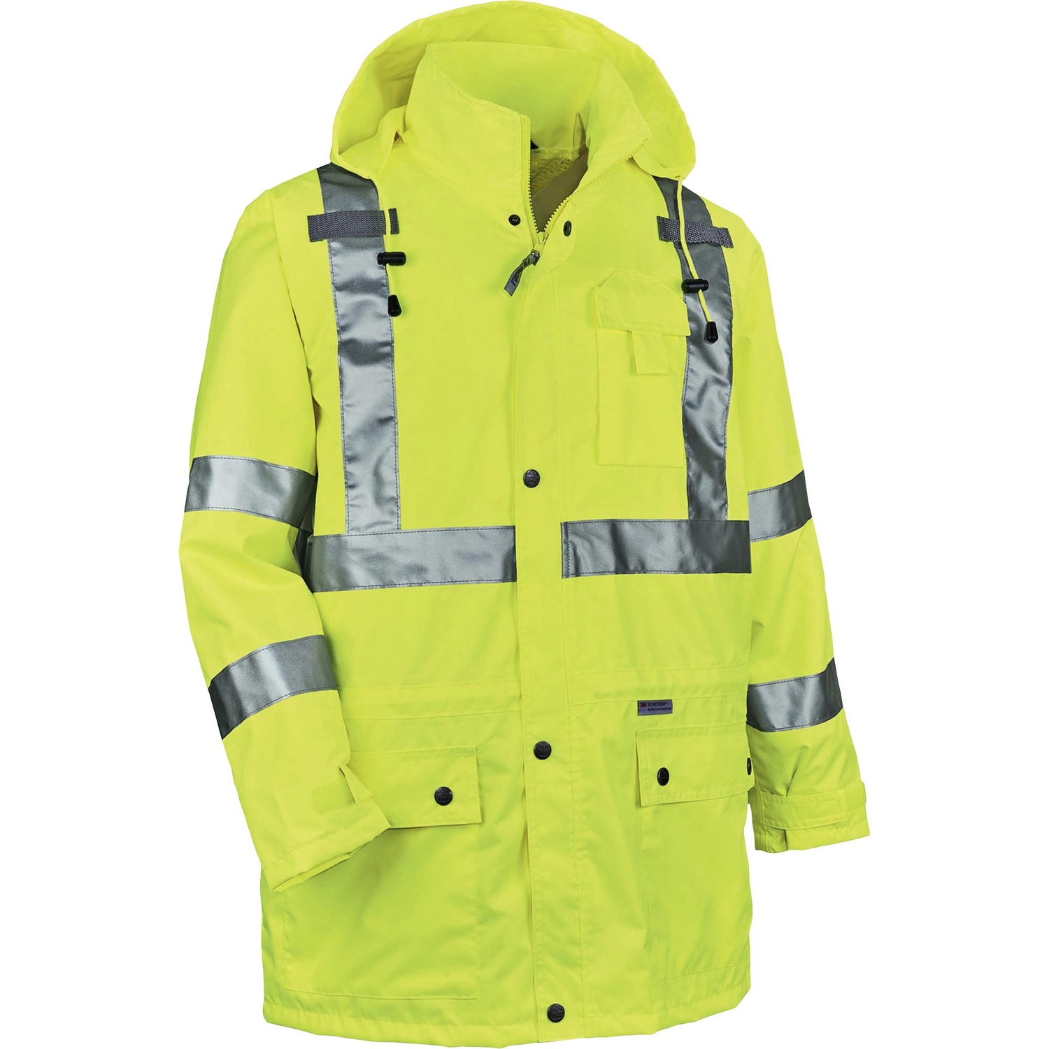 Rain Jacket, L, Lime