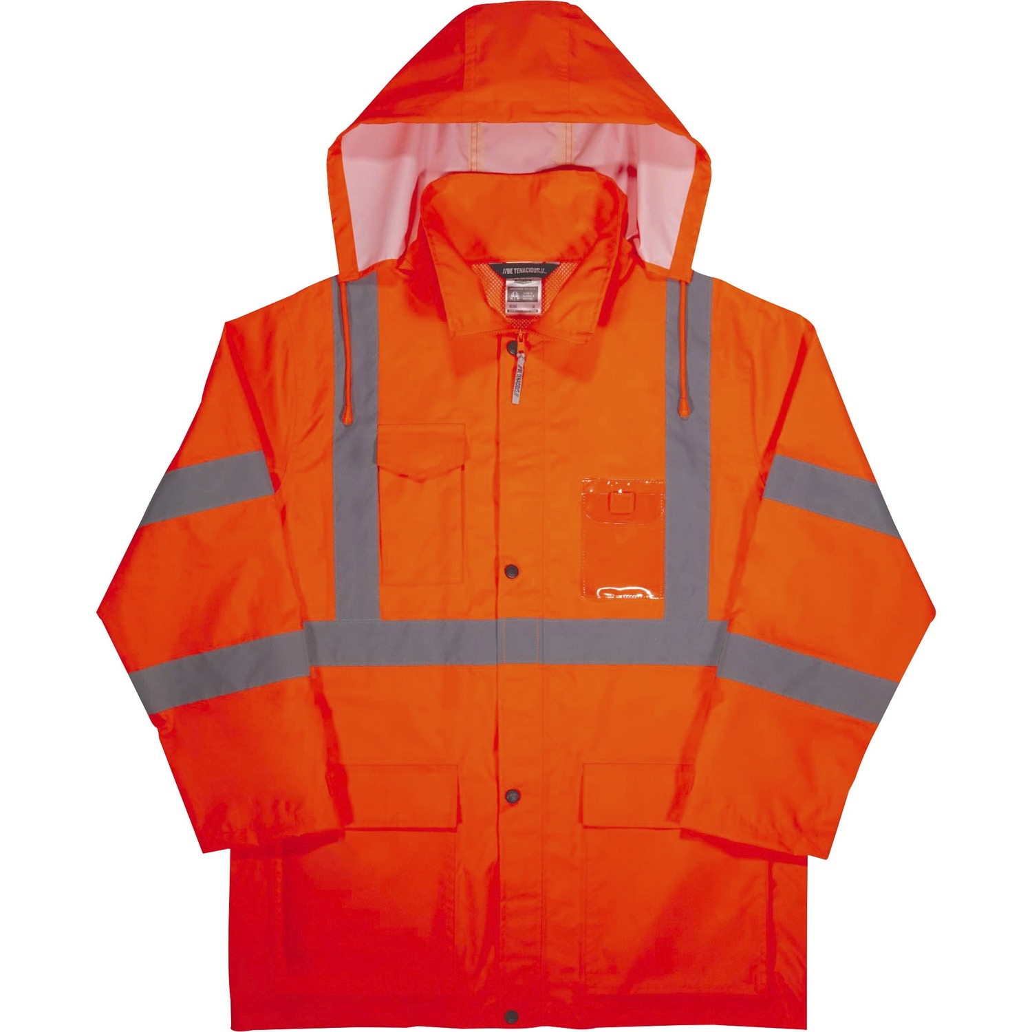 Rain Jacket, Hv, S, Orange