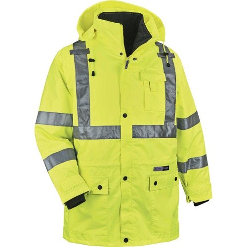 Jacket, 4-In-1, L, Lime