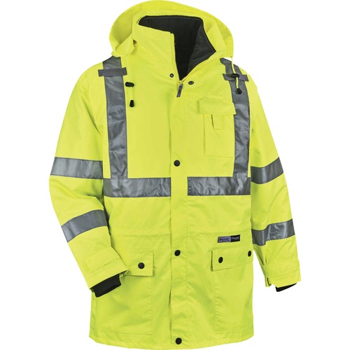 Jacket, 4-In-1, 4X, Lime