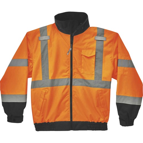 Jacket, HV Bomber, Medium, Orange