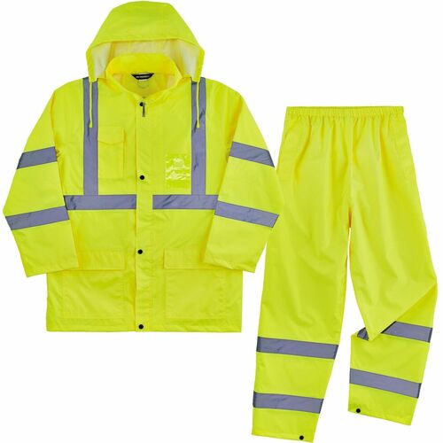 Suit, Rain, Lightweight, Lime, M