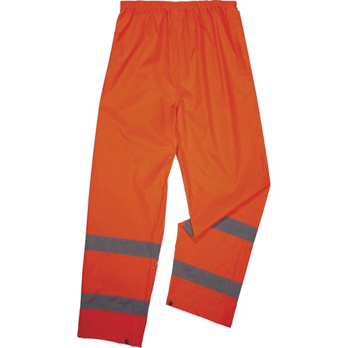 Rain Pants, Lightweight Heavyweight, 4X, Orange