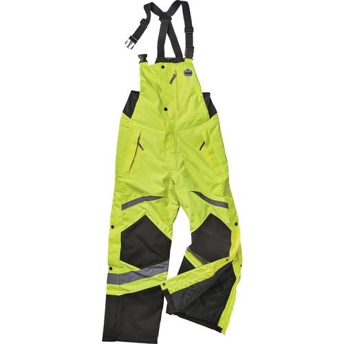 Bibs, Insulated, 3X, Lime