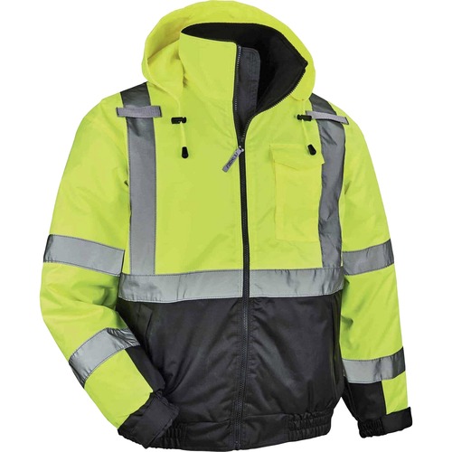 Jacket, HV Bomber, L, Lime