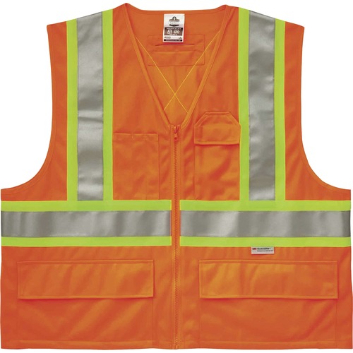 Vest, X-Back, 2X/3X, Orange