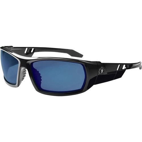 Safety Glasses, Blue, Black