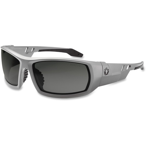 Glasses, W/Fog-Off, Safety, Gray