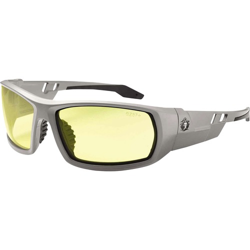 Safety Glasses, Yellow, Gray