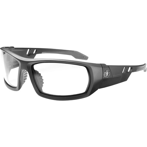 Safety Glasses, Clear, Black