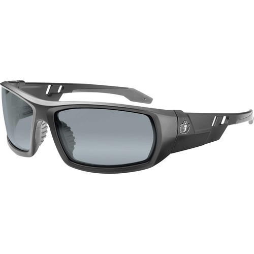 Safety Glasses, Silver, Black