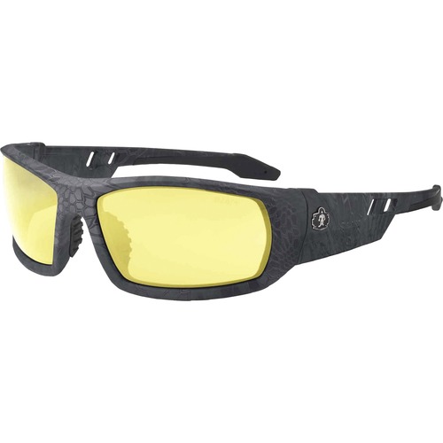 Safety Glasses, Yellow, Camo