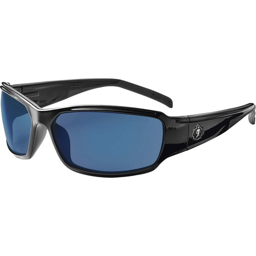 Safety Glasses, Blue, Black