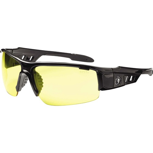 Safety Glasses, Yellow, Black