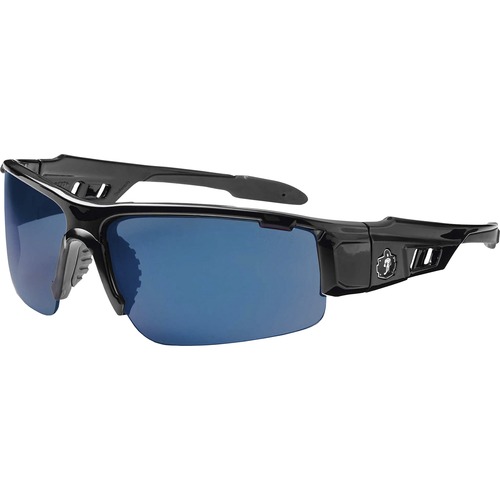 Safety Glasses, Blue, Black