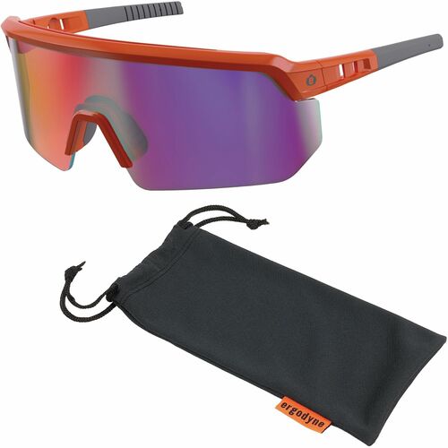 Glasses, Safety, Purple, Orange