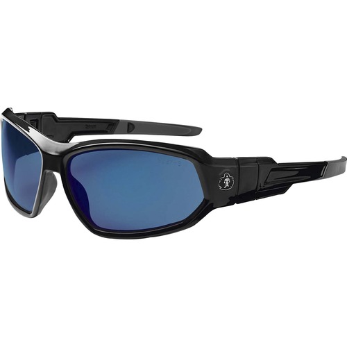 Safety Glasses, Blue, Black