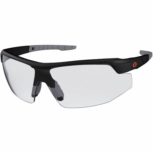 Glasses, Safety, Anti-Fog Clear, Black
