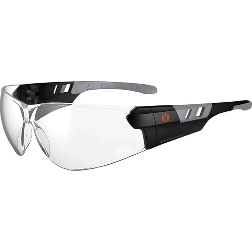 Safety Glasses, Clear, Black