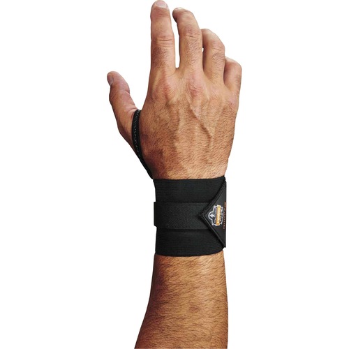 Wrist Wrap With Loop, S/M, Black 6/CT