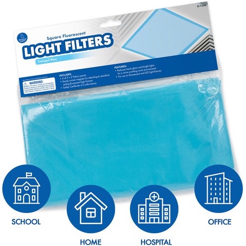 Filters, Light, Fluorescent, Beige 4/PK