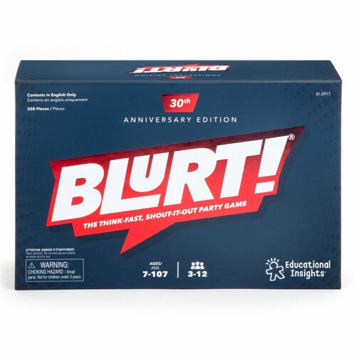 Blurt Word Race Game, 200 Card, Ast