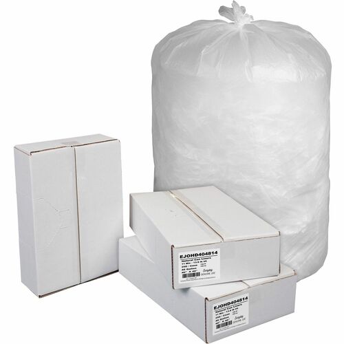 Can Liners, 40-45 Gal, 11 Mic, 40" x 46", NL 250/CT