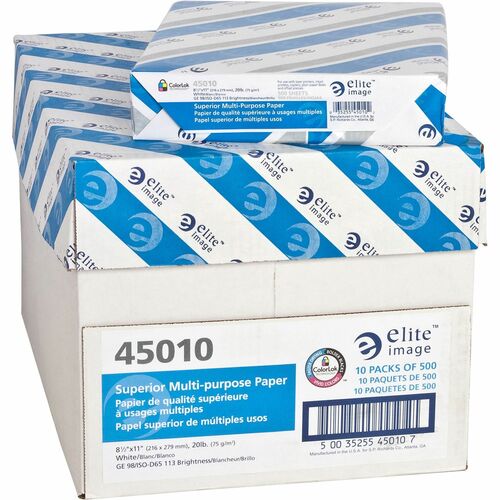 Paper, Multipurpose, 20#, 8.5 X 11 10/CT