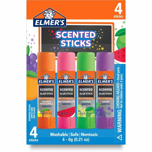Glue Stick, Scented 4/PK