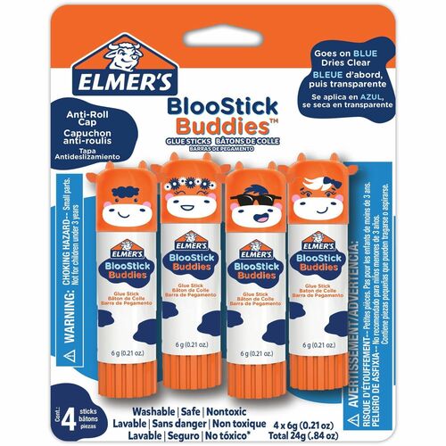 Glue Stick Disblue 4/PK