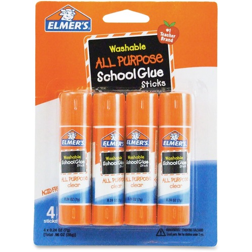 Glue Stick All Purpose School 7 Gram 4/PK