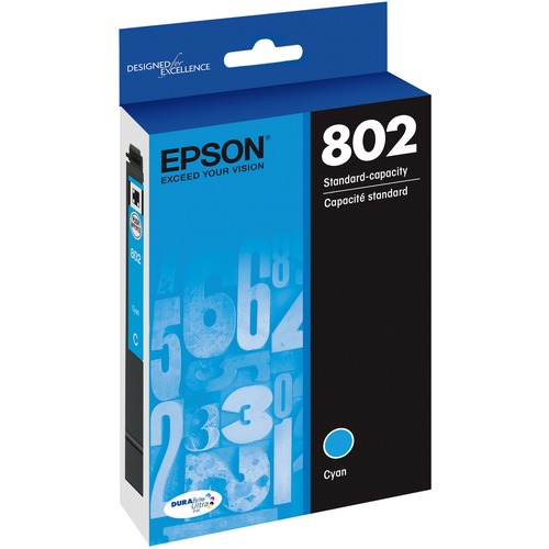 Cartridge, Ink, T802, Cyan